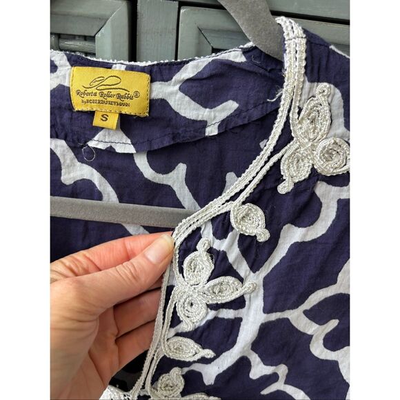 Roberta Roller Rabbit swim coverup, Small $198 G4 - Picture 3 of 8